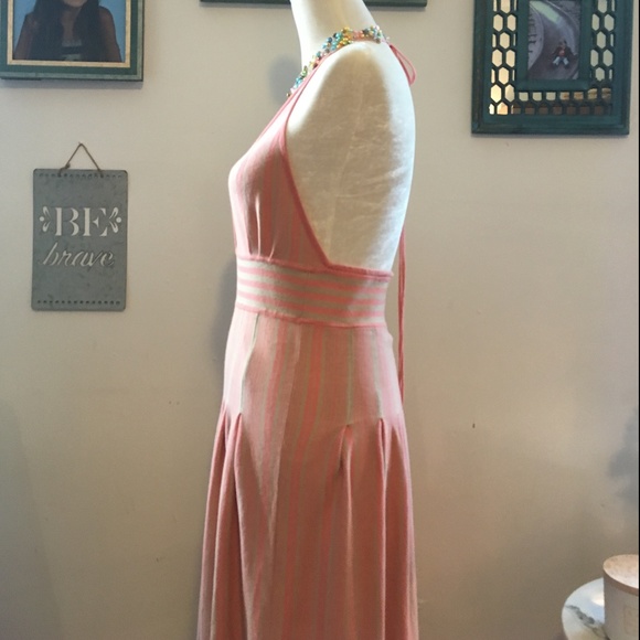 ❗️SOLD❗️AEVE Halter Dress, Cotton Silk, Cashmere - Picture 2 of 8